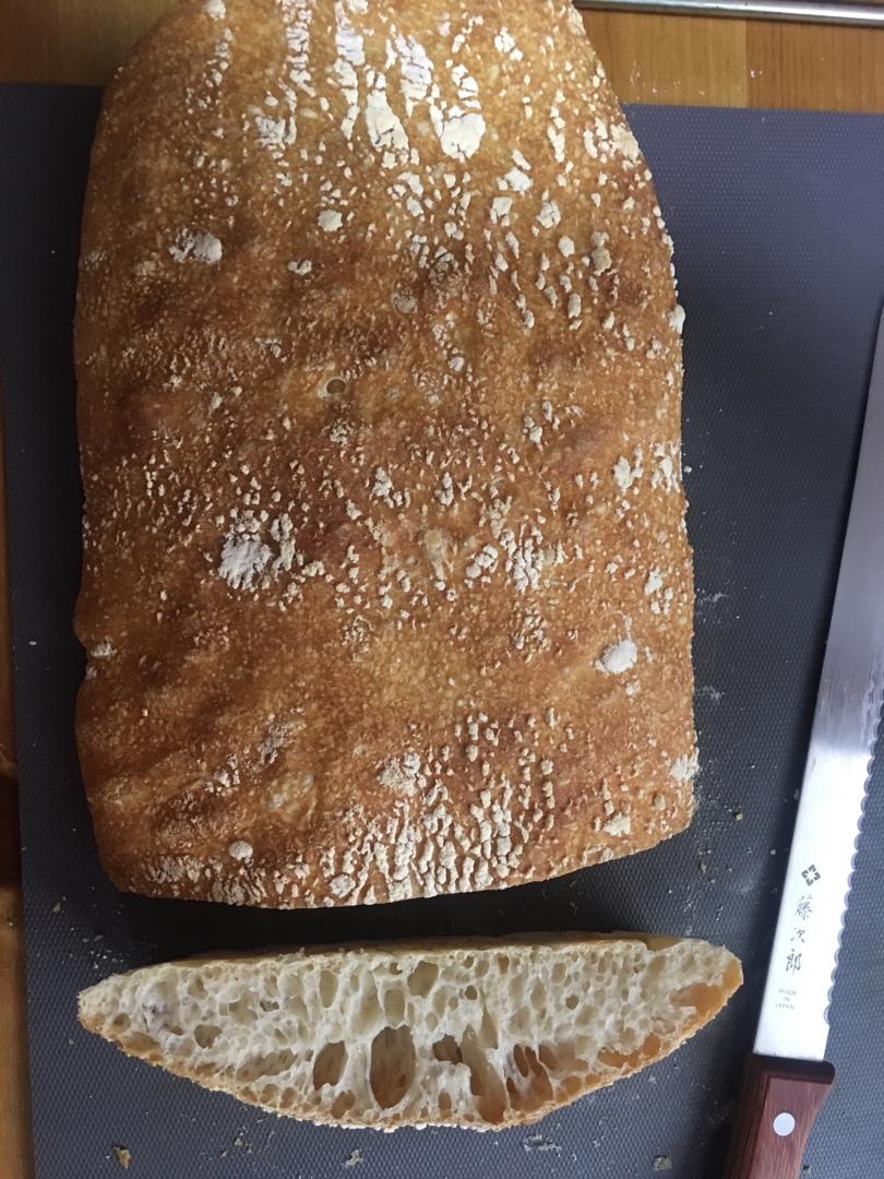 完全不用揉的面包，对，完全不用揉！ | Ciabatta
