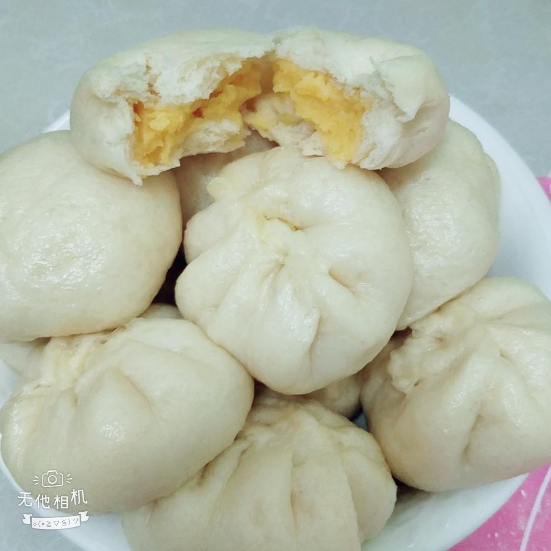 奶黄包（无黄油奶黄馅）的做法