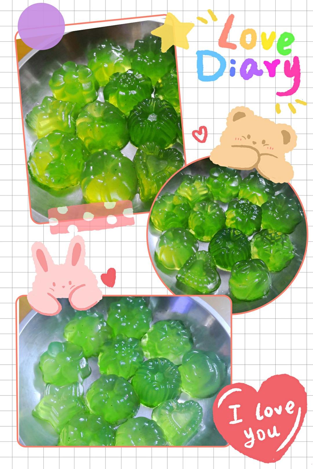 透明水晶果冻布丁🍮（白凉粉版）快速