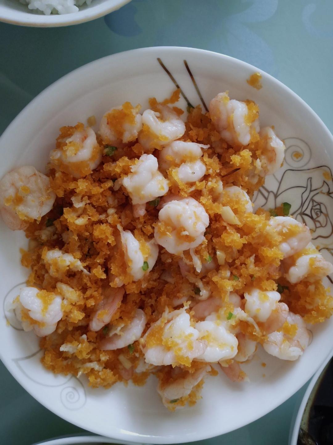 中餐厅同款面包屑炒虾仁