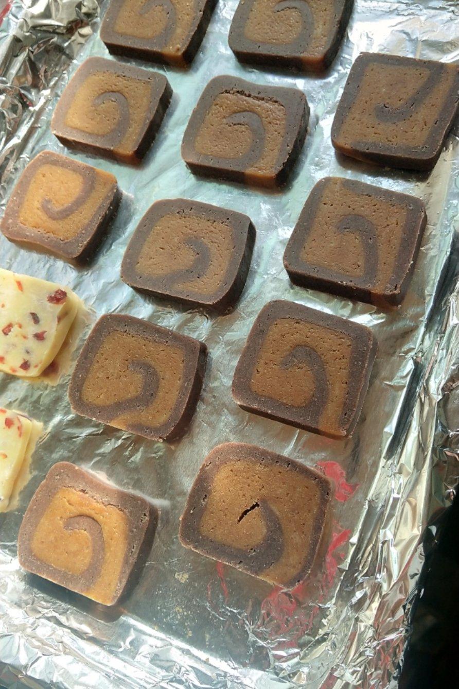 摩卡双色饼干