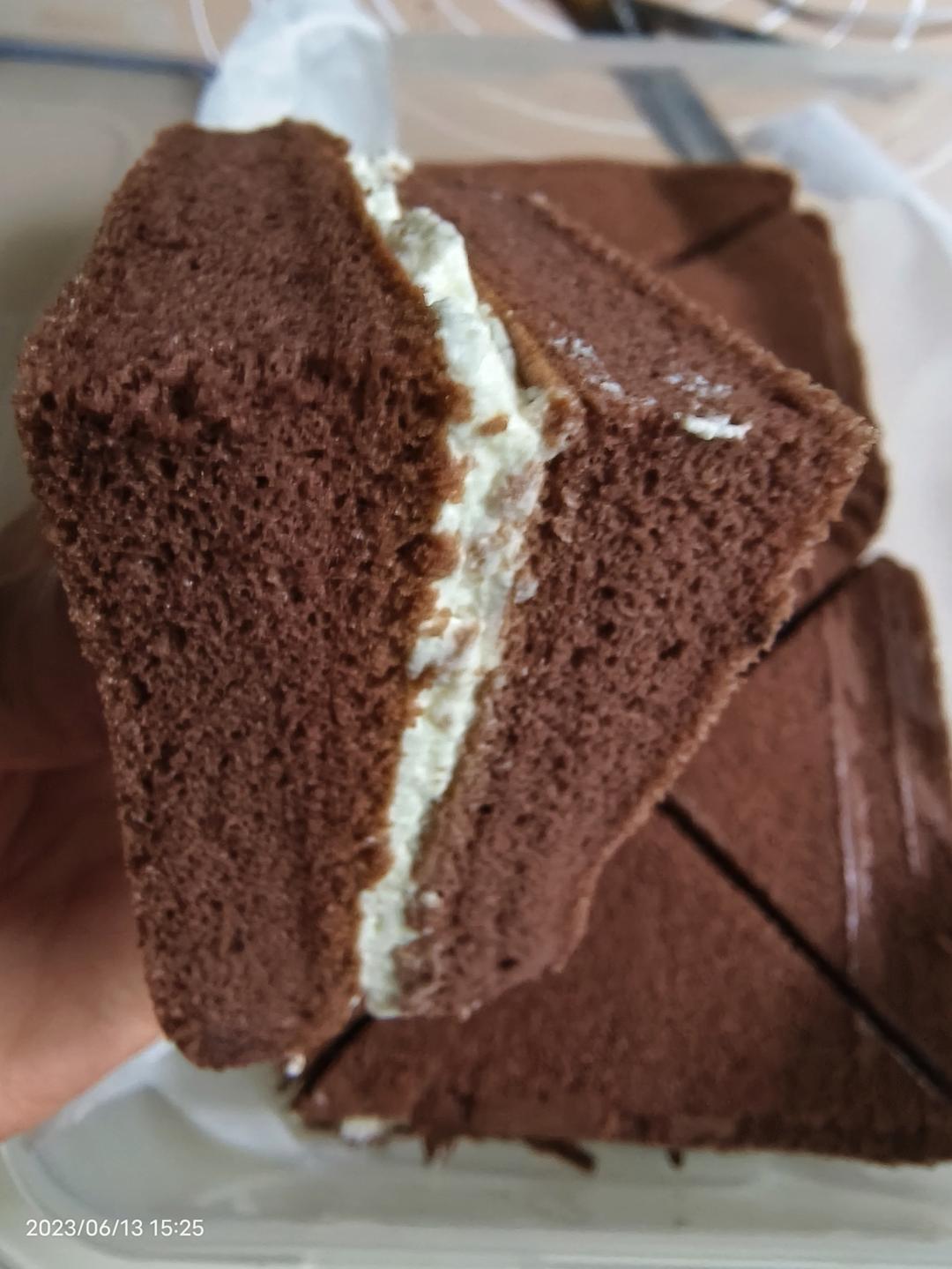 可可抹茶蛋糕三明治