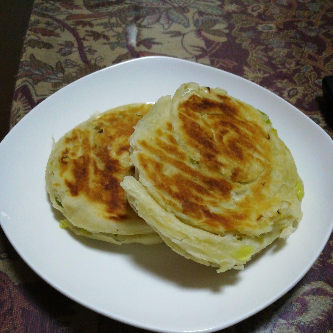 发面葱油饼