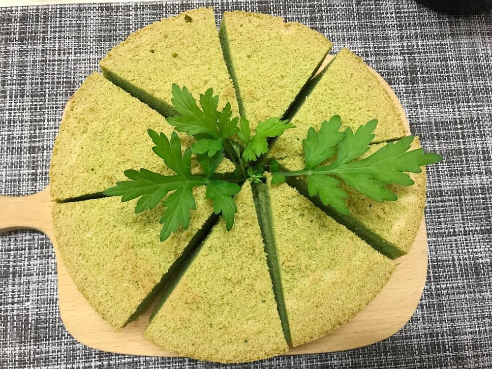 艾草戚风－－－春天的味道