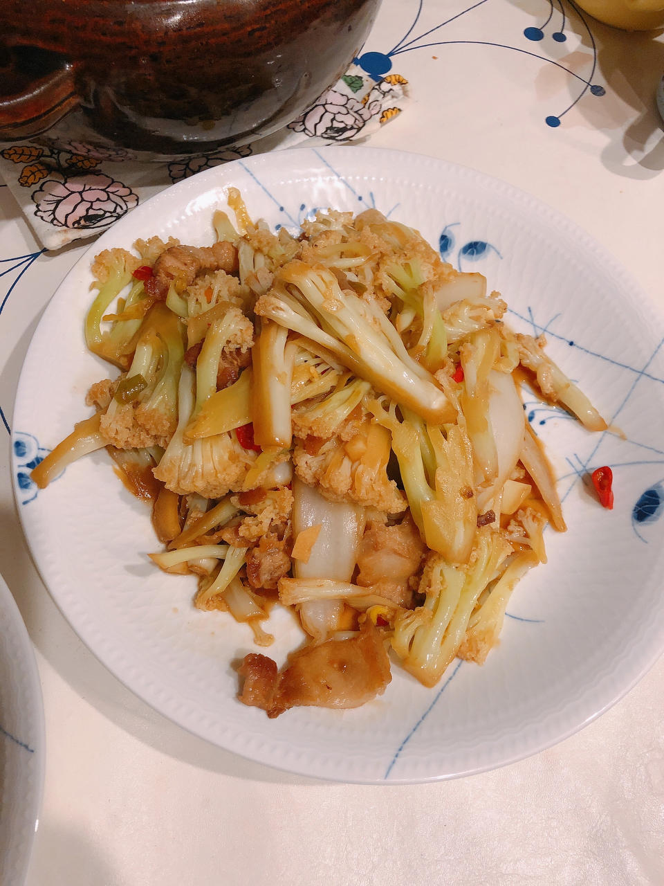 和饭店一个味道的干锅花菜
