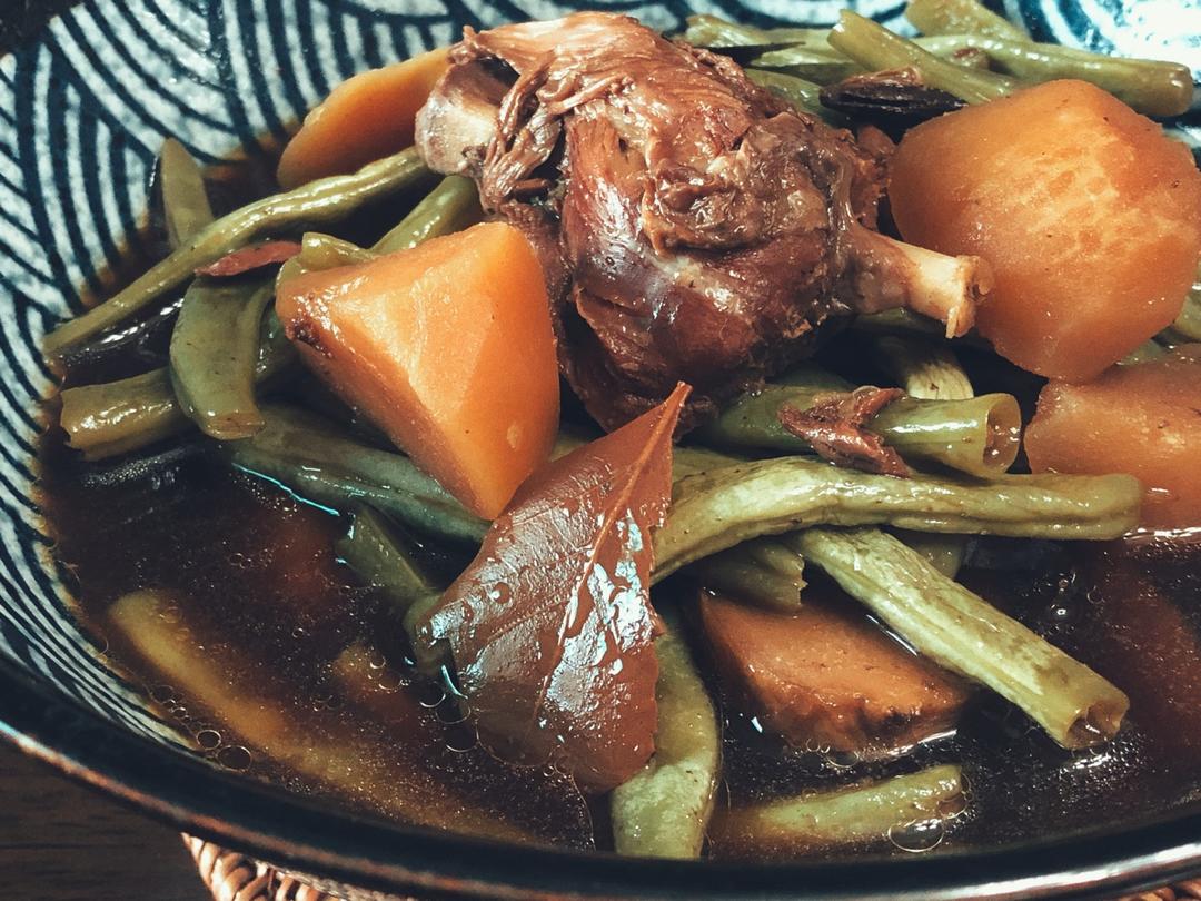 土豆炖豆角