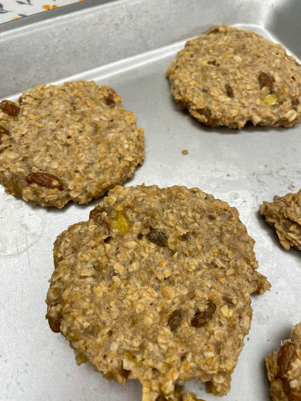 香蕉燕麦饼干