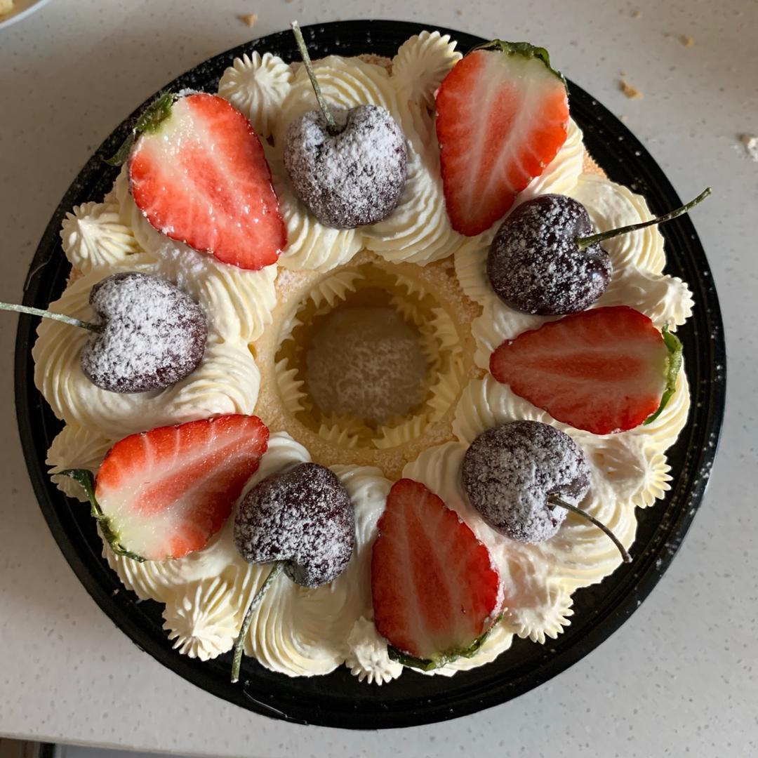 草莓戚风蛋糕【曼达小馆】