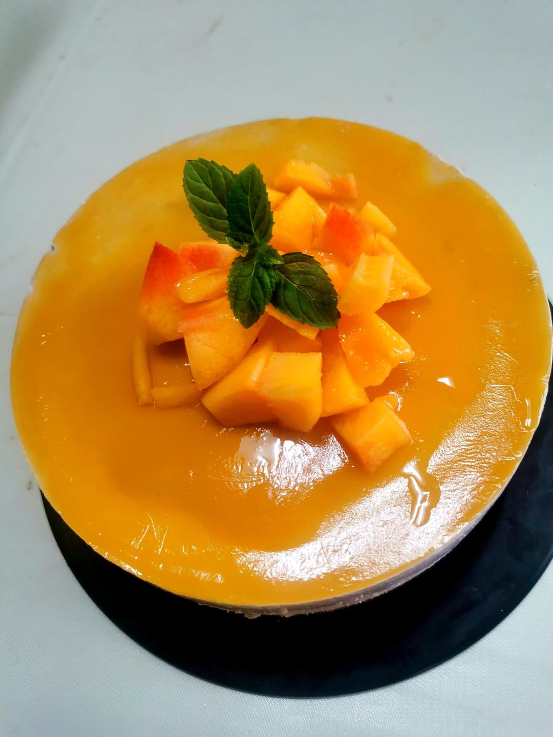 蓝莓慕斯蛋糕（奶油版，附蓝莓酱做法）