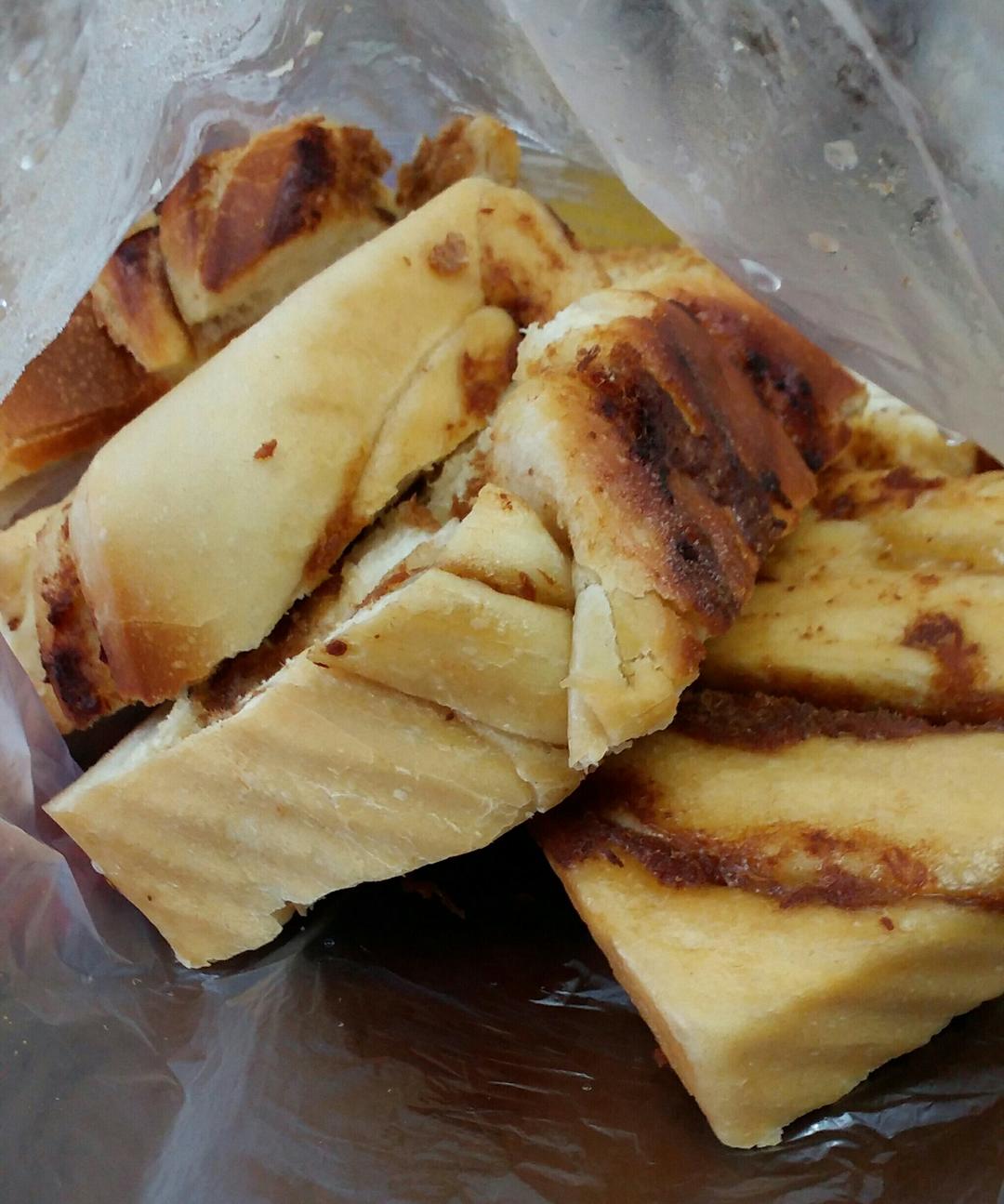 香葱肉松手撕吐司