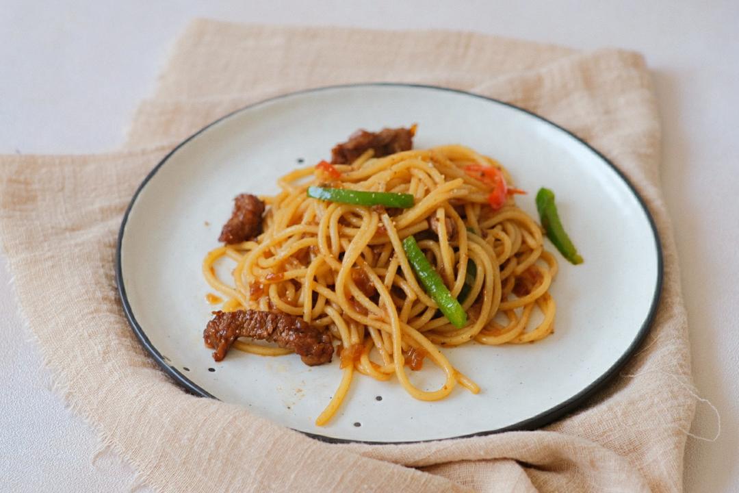 黑椒牛柳意面