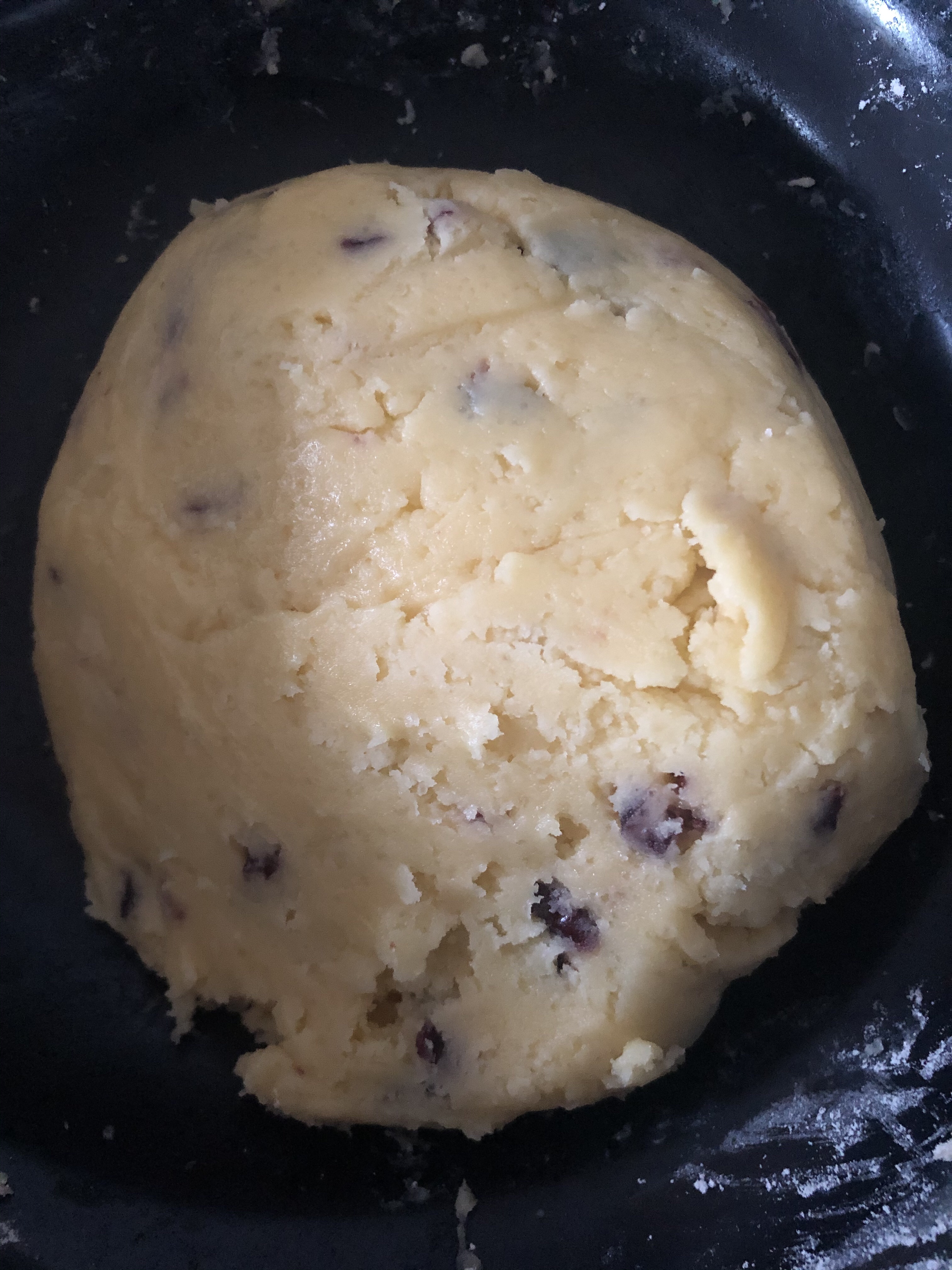 超快手 普通面粉也一样成功的蔓越莓饼干的做法 步骤4