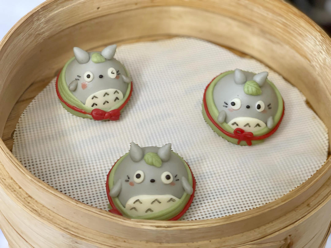 六一棒棒卡通馒头