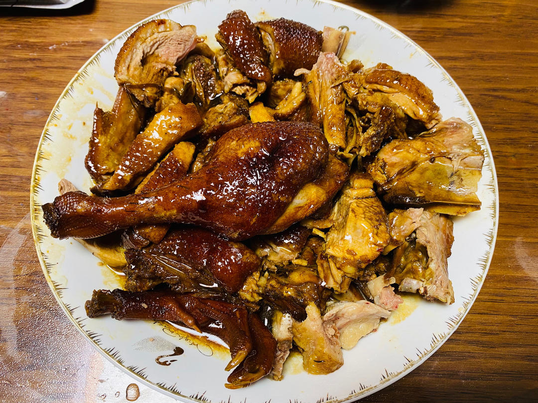 简单易做又好吃的豉油鸭（也叫三杯鸭)