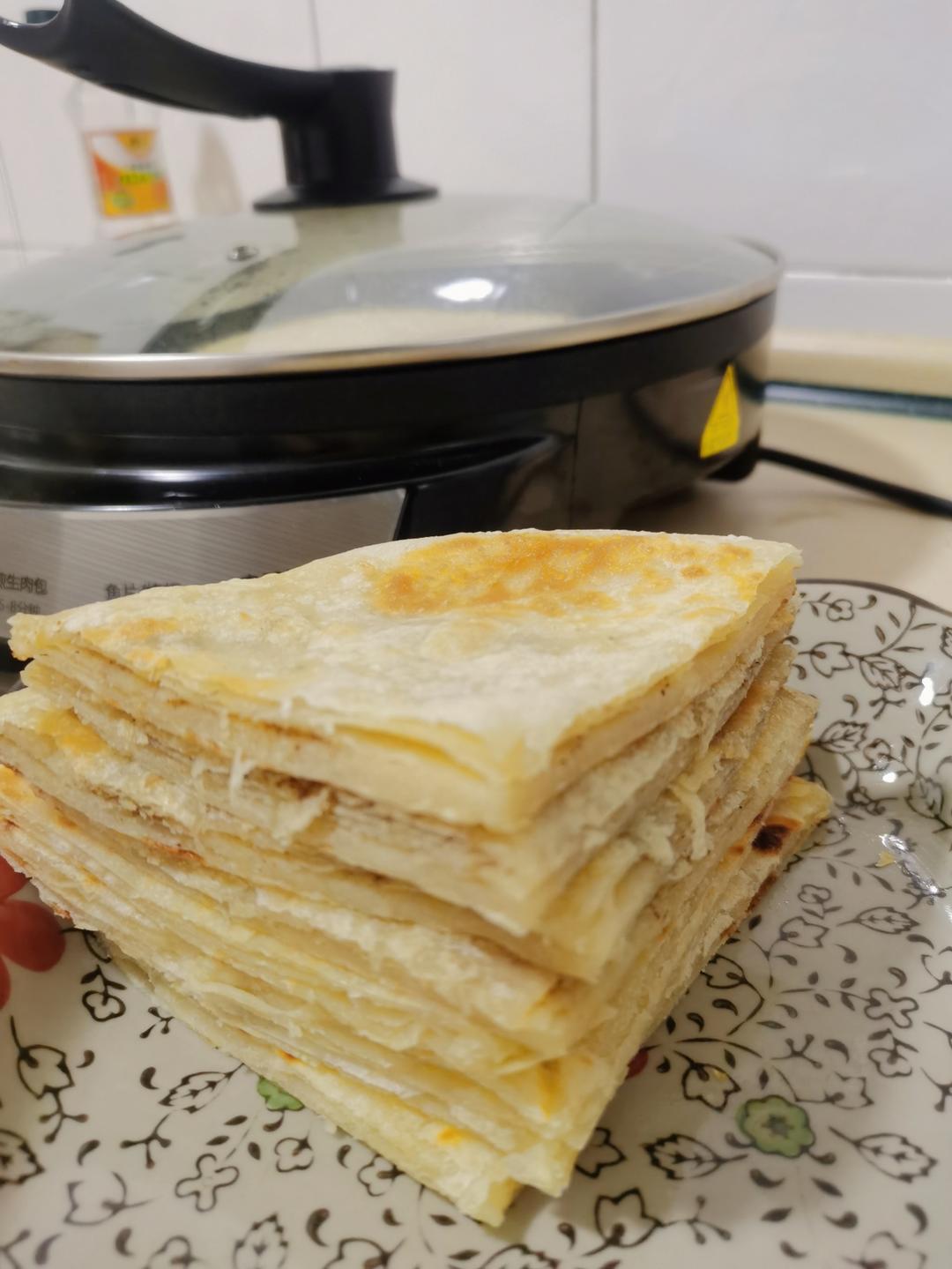 烙饼不硬的小窍门 掌握了你也能看出柔软多层凉了不硬的小油饼