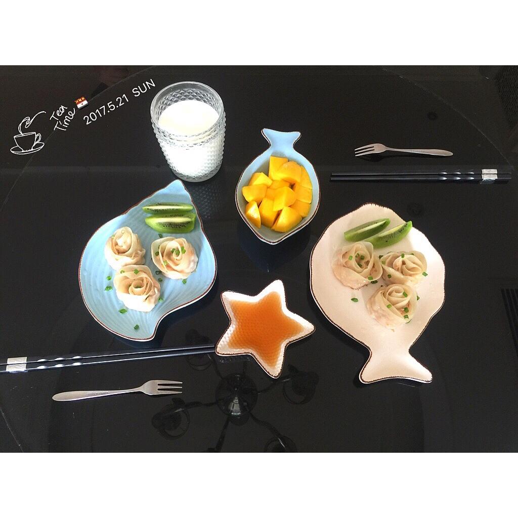 玫瑰花饺子