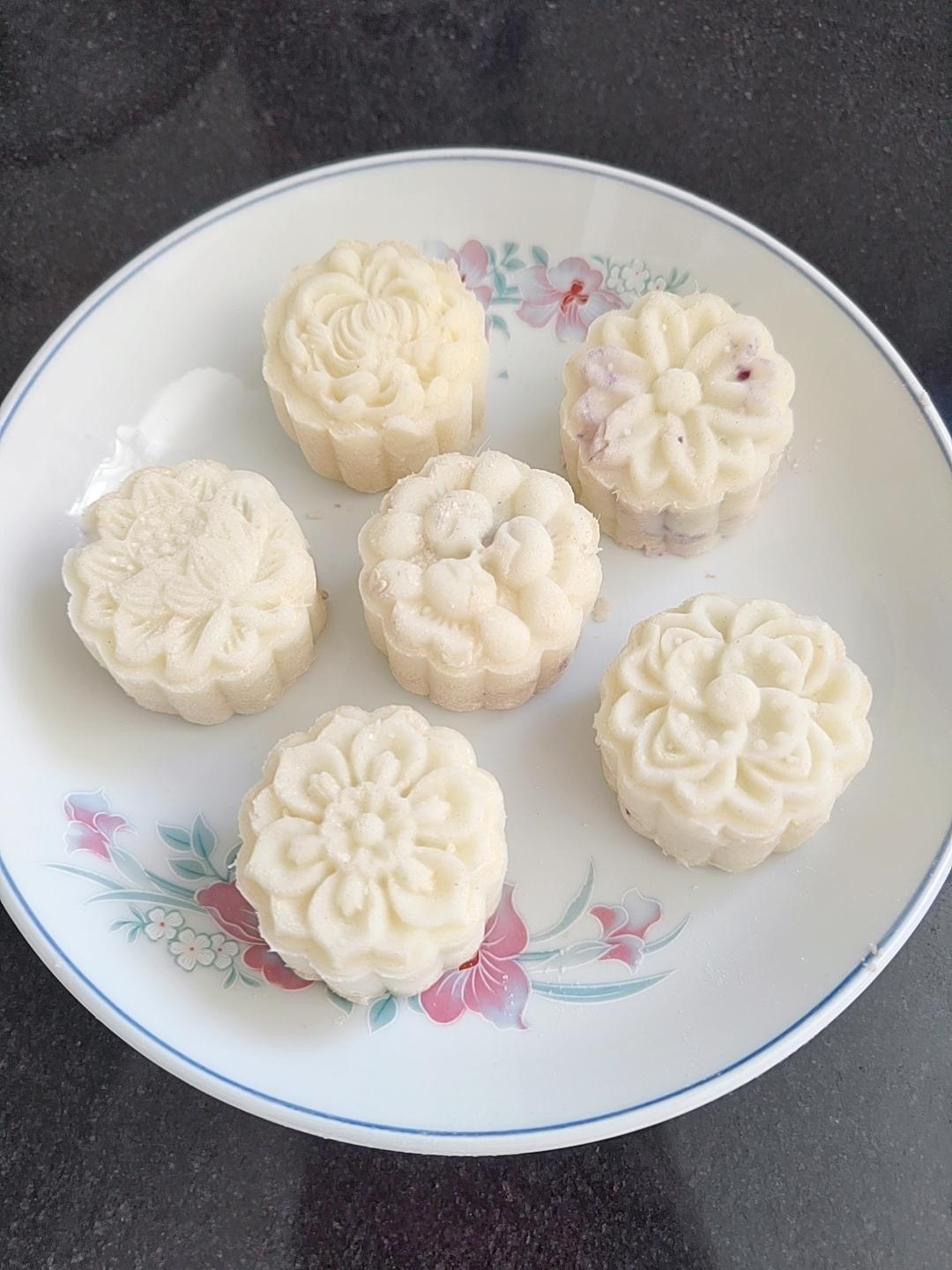 蓝莓山药糕的做法