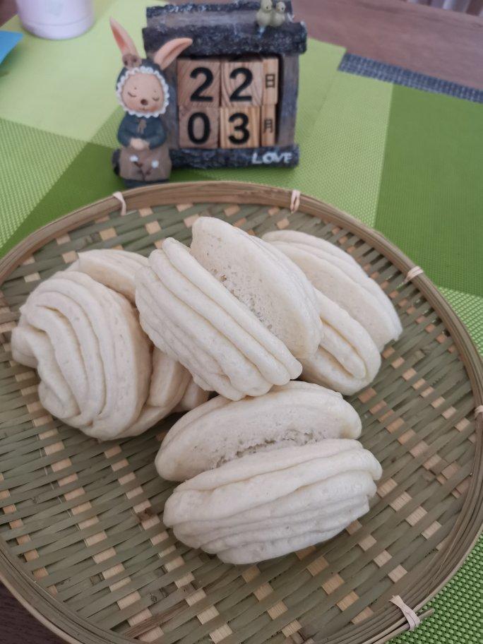 快手发面大花卷（含和面、揉面手法）