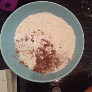Cocoa Pecan Biscotti 可可味核桃意大利脆饼的做法 步骤2