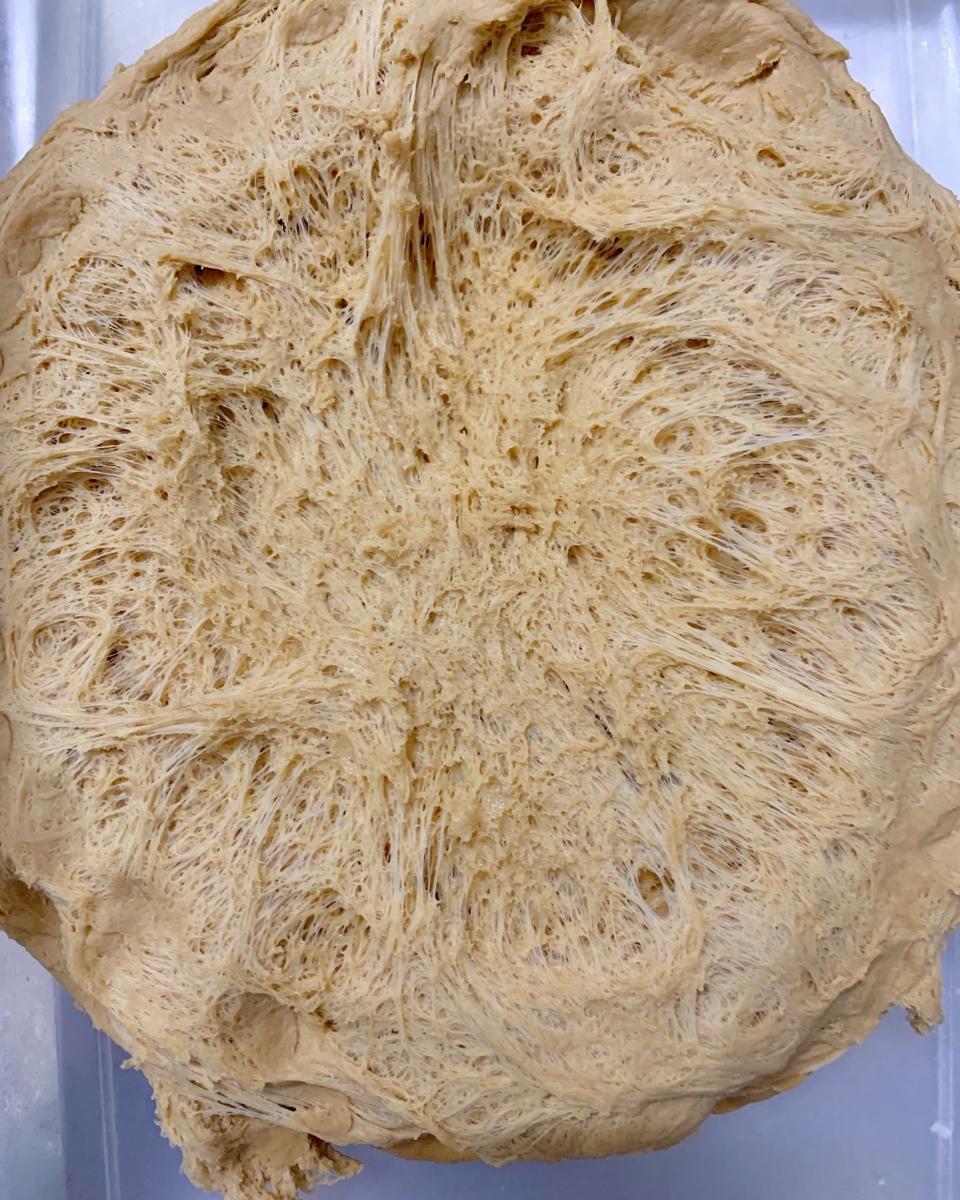 （中种法）奶茶吐司+奶酥制作，棉花版的口感~风炉菜谱