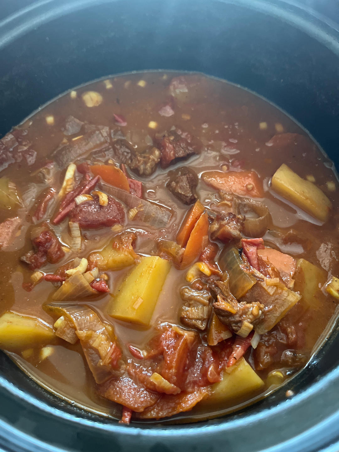 番茄土豆炖牛腩