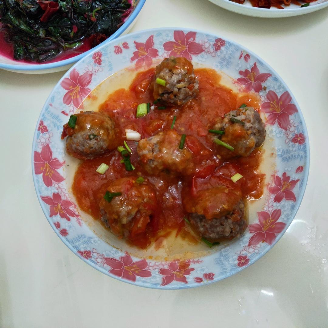 清蒸藕丁肉丸子