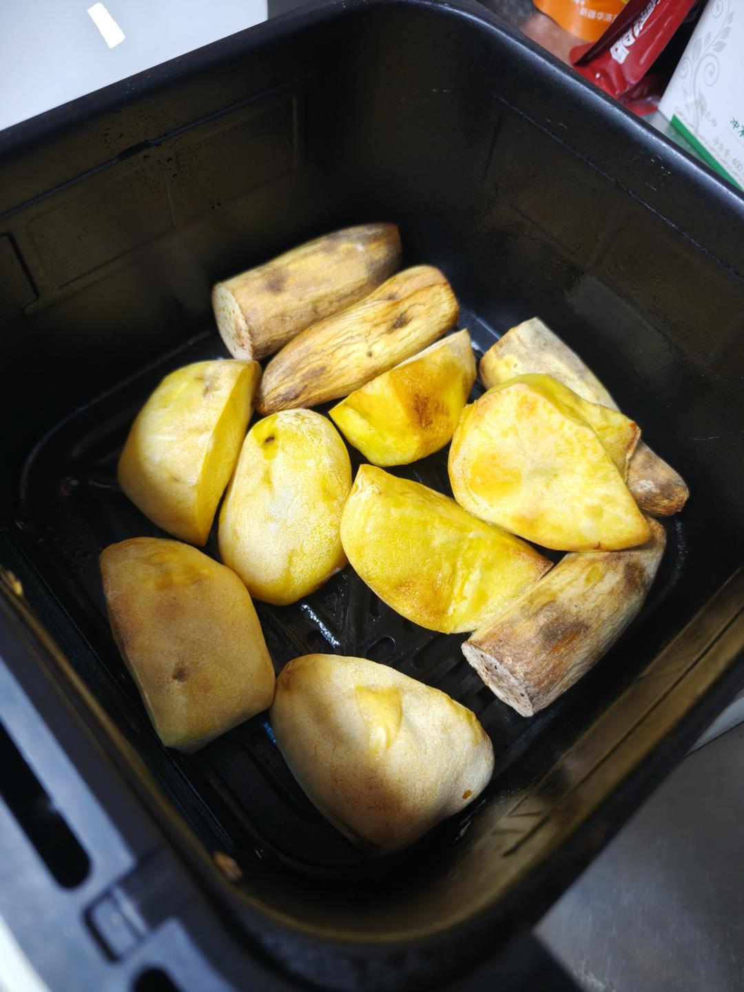 空气炸锅烤土豆、烤薯角