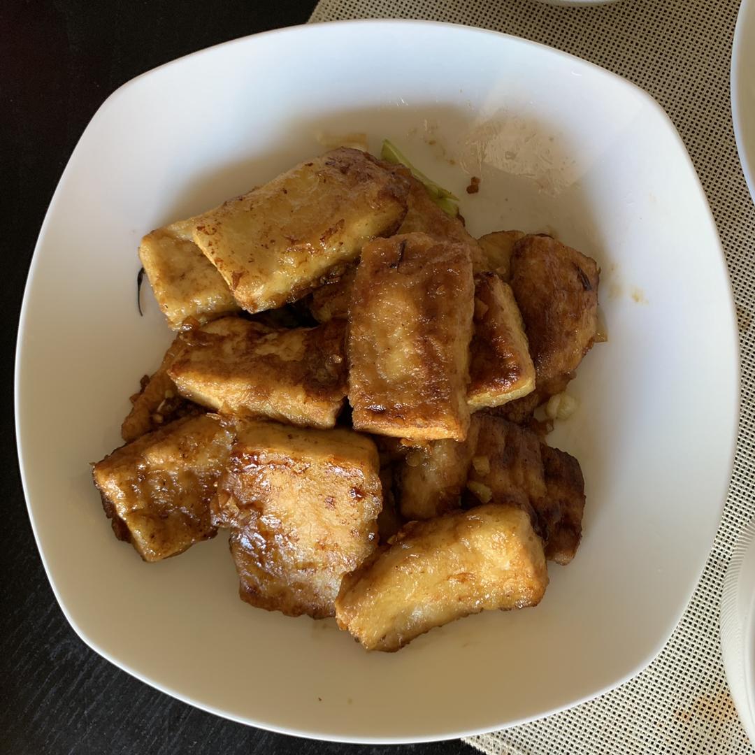 无敌好吃的香煎豆腐