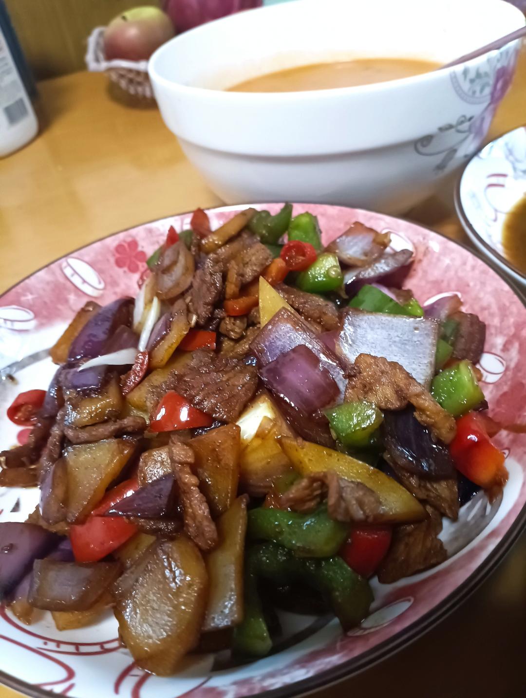 家庭版洋葱炒土豆片❗️非常美味