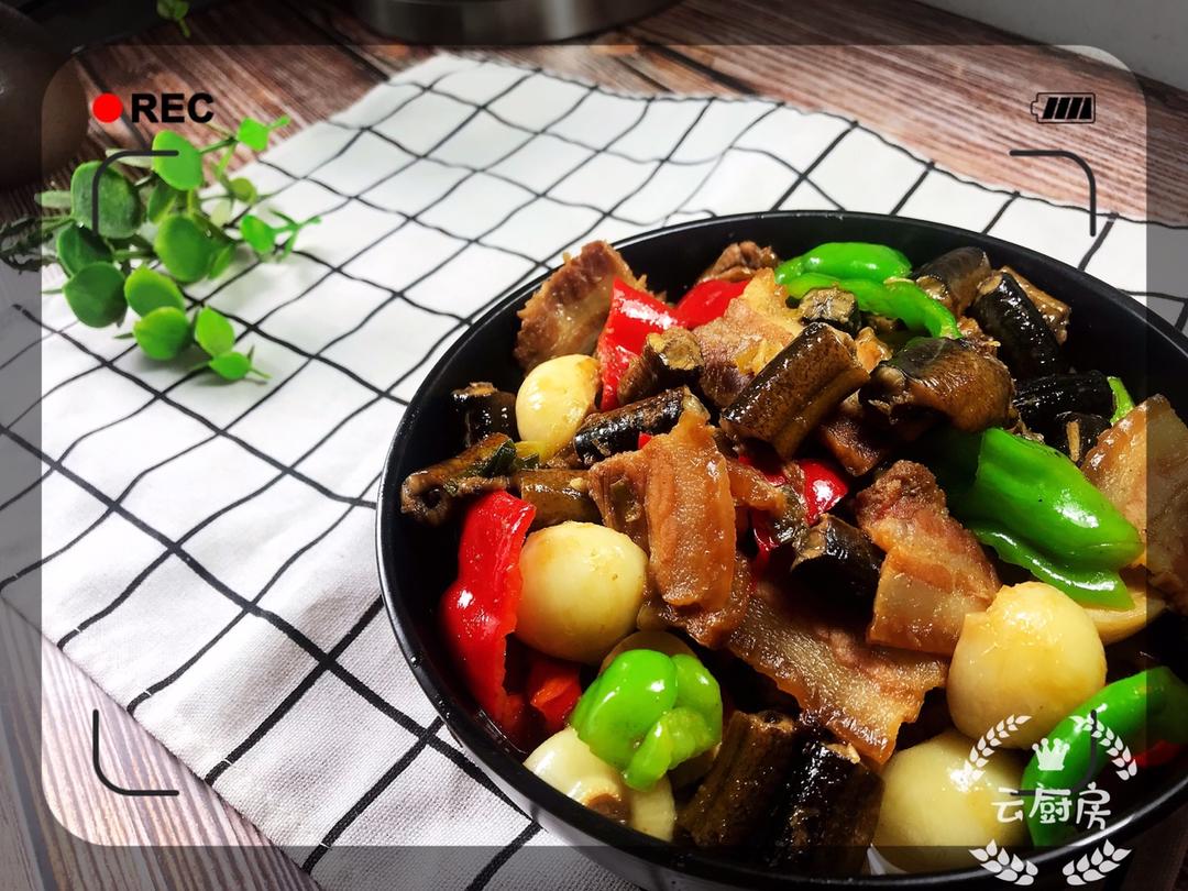 看图做菜之：干锅腊肉烧鳝鱼