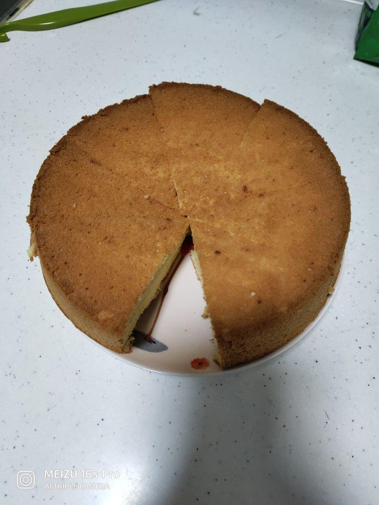 戚风蛋糕（不回缩，裱花打底首选）