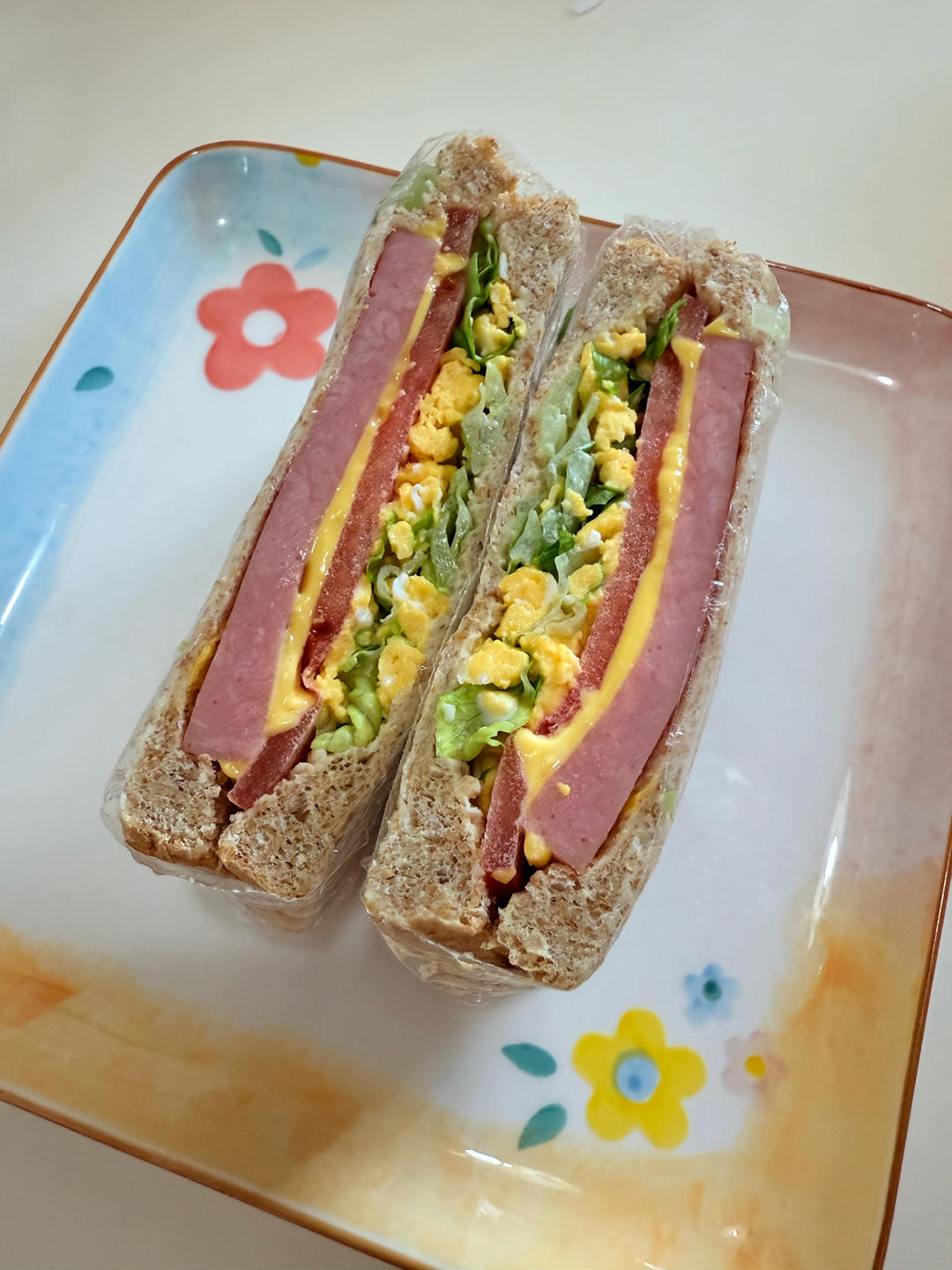 🥪鸡蛋火腿三明治