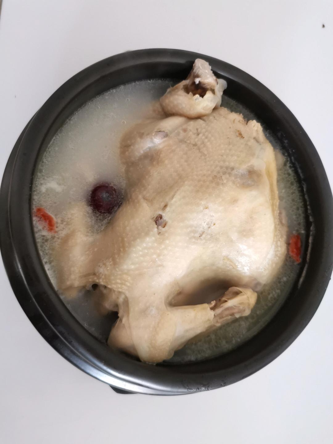 来自韩综里的正宗参鸡汤