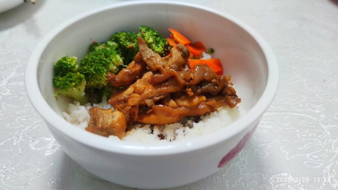 照烧鸡腿饭