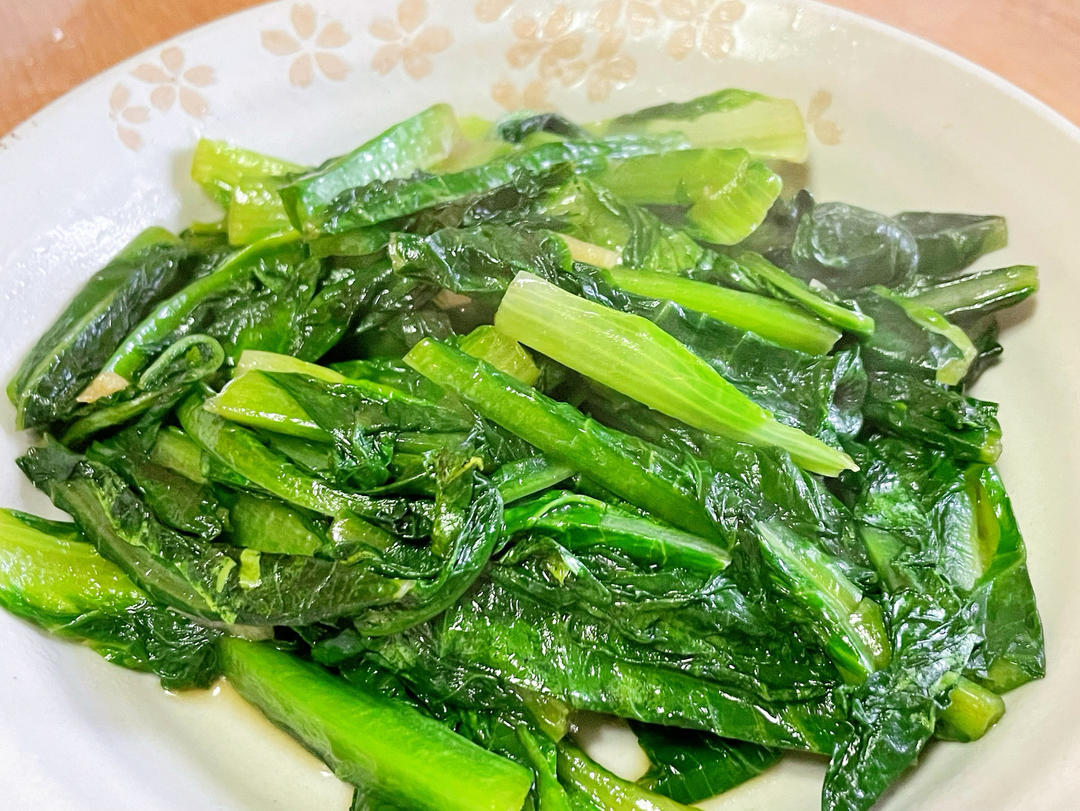 清炒油麦菜