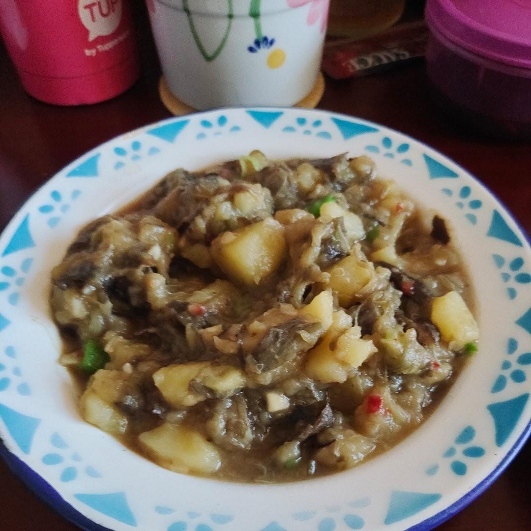 黯然销魂之 东北土豆炖茄子