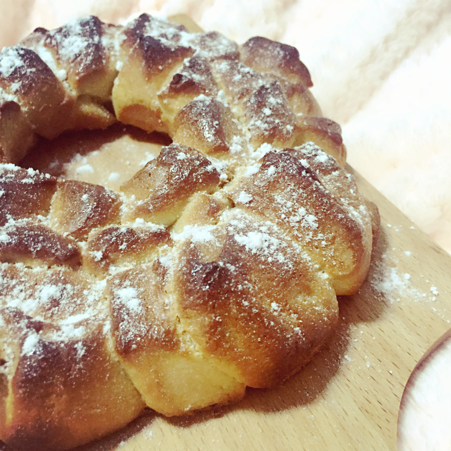 香葱肉松手撕面包