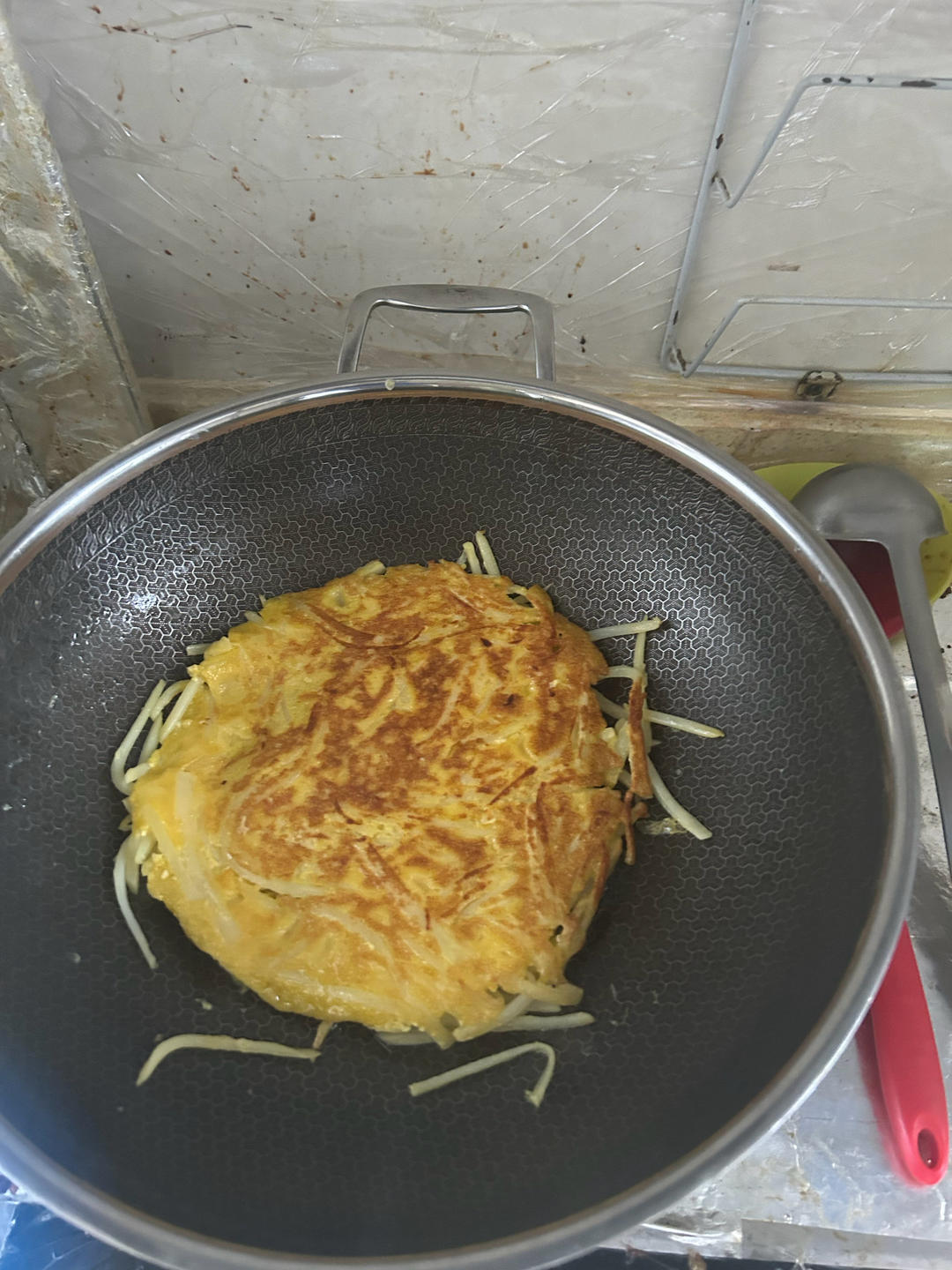 鸡蛋土豆丝饼