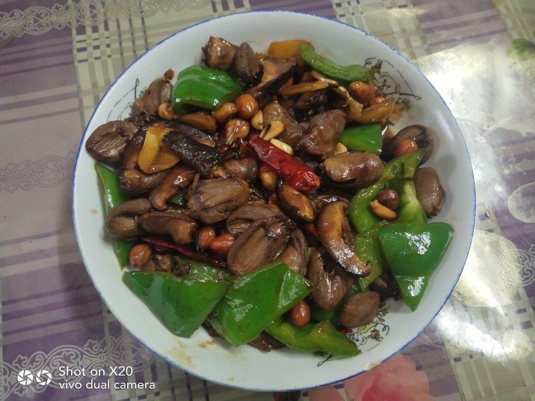 爆炒鸡心
