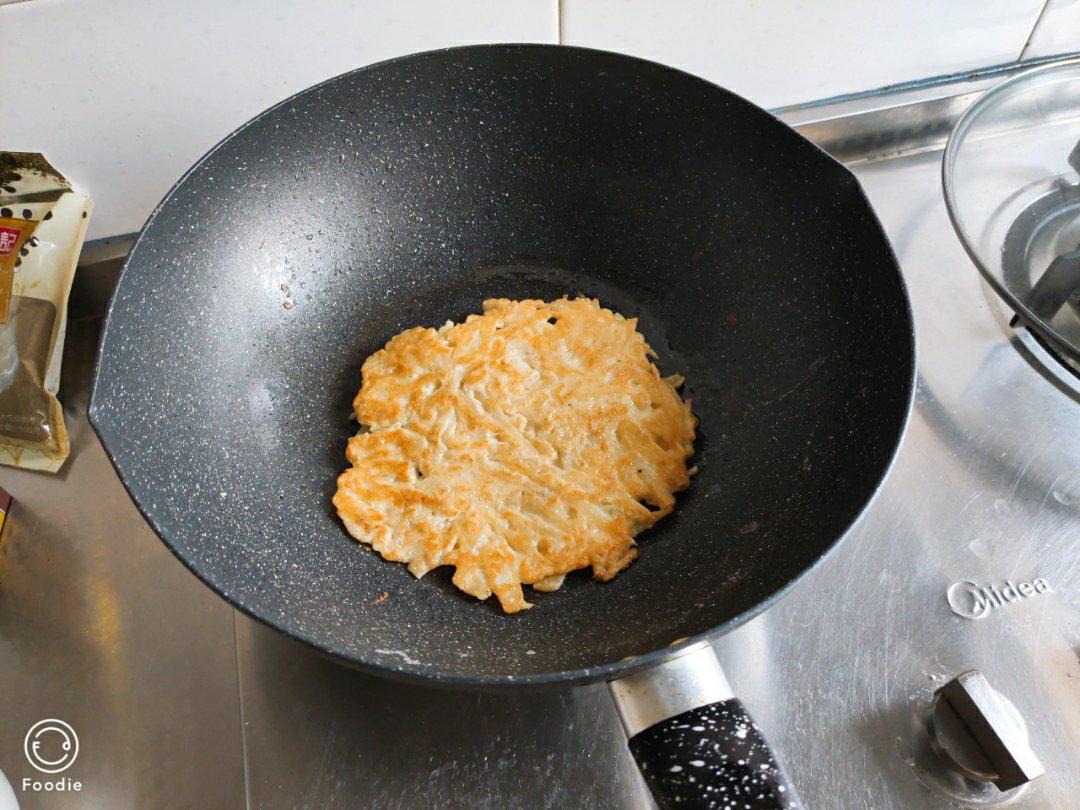 土豆丝鸡蛋饼