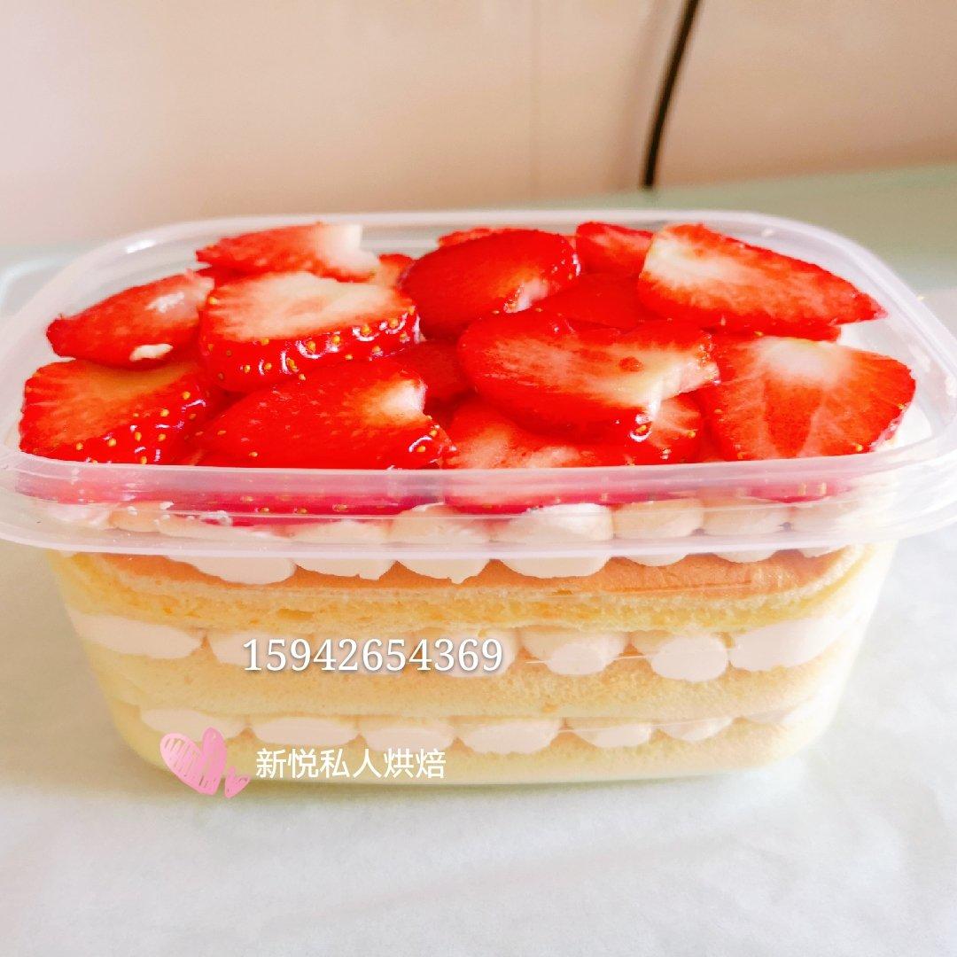 简单快手的便当饭盒水果盒子蛋糕