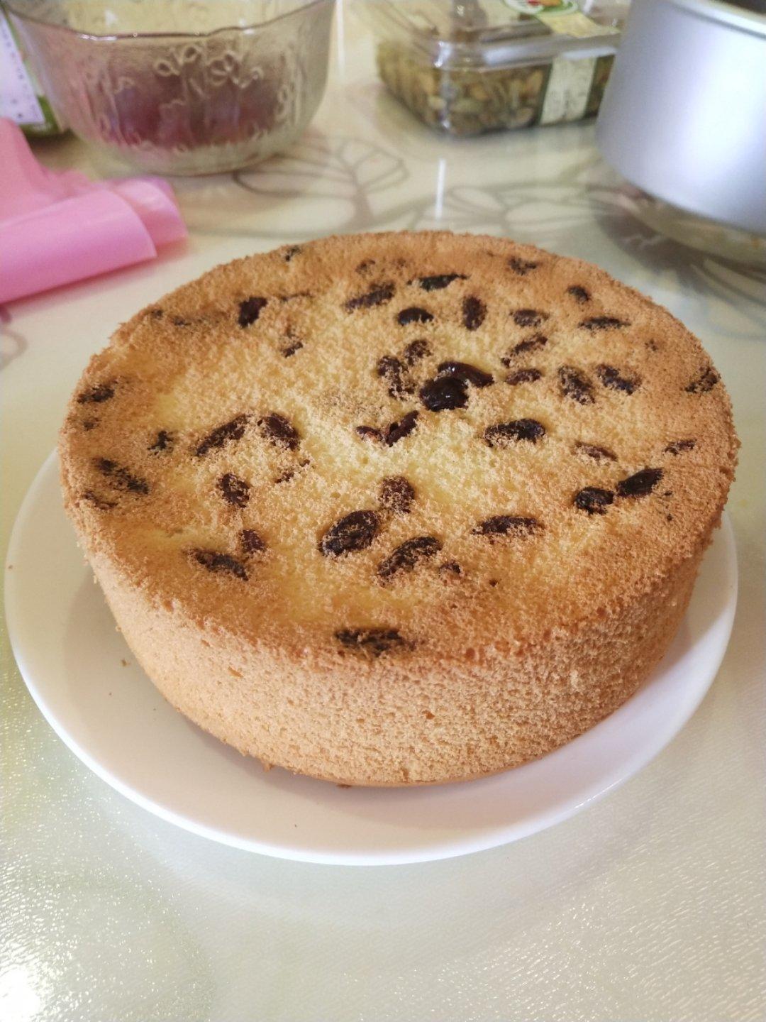 六寸戚风蛋糕胚