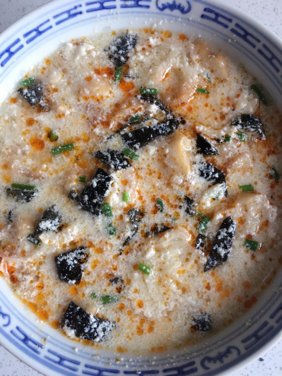 上海传统早餐：咸豆浆