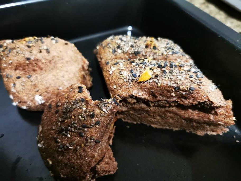 全麦面包，无油，无糖，无蛋，超简单！