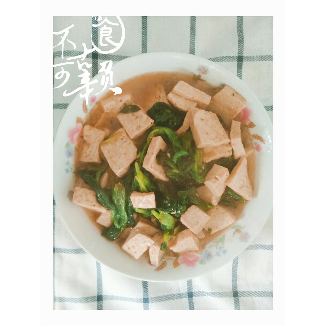 小白菜炒豆腐