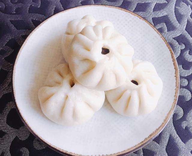 苏子花生红豆沙馅包子的做法