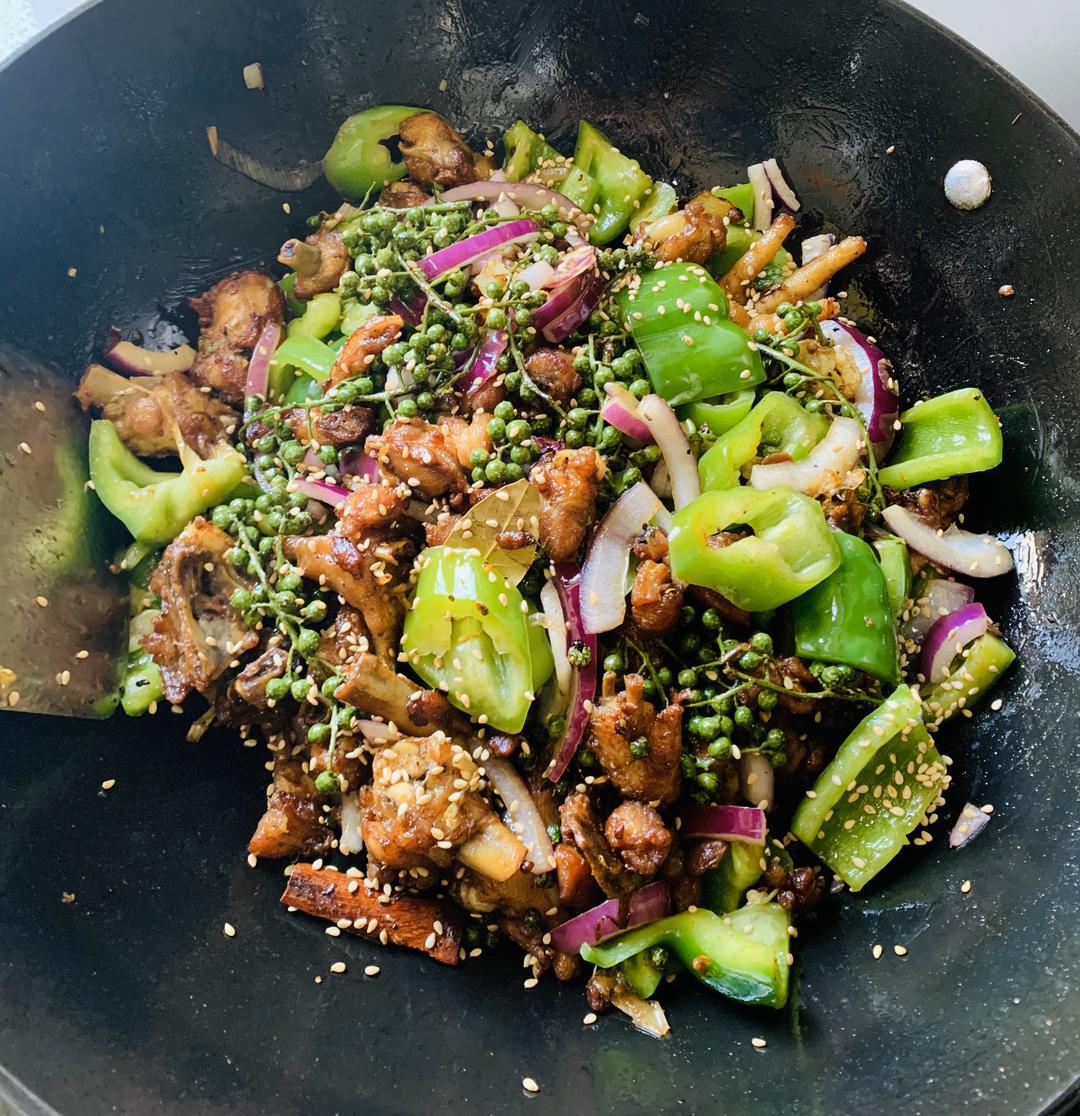 可以媲美蜀香三绝的青花椒干炒鸡的做法步骤图 芒果de柠檬 下厨房