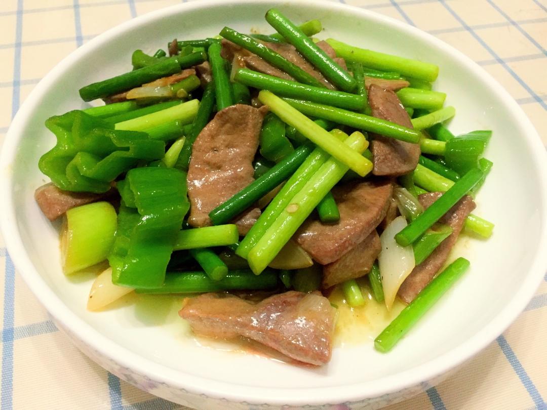 家常简易炒猪肝