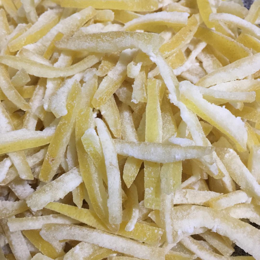 起沙挂霜柚子皮糖