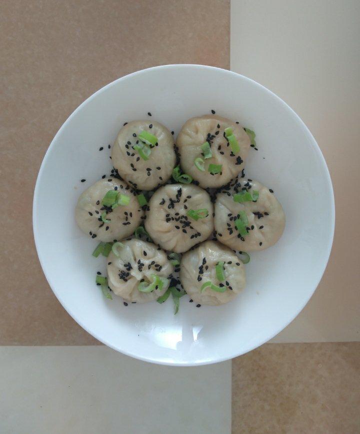 饺子皮版生煎包